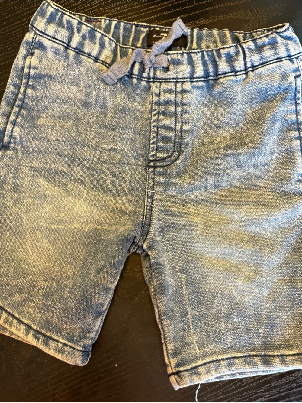 7 For All Mankind Light Blue Kids Denim Shorts